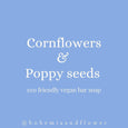 Meadow - Cornflower & Poppy Seed Bar Soap
