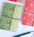 Sari Fabric Notebook