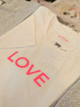 Neon Love T-shirt - White