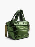Metallic Quilted Bag - Green