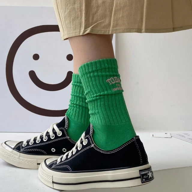 Today I'm Awesome Socks - Emerald