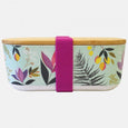 Sara Miller - Duck Egg Orchard Floral Bamboo Lunch Box