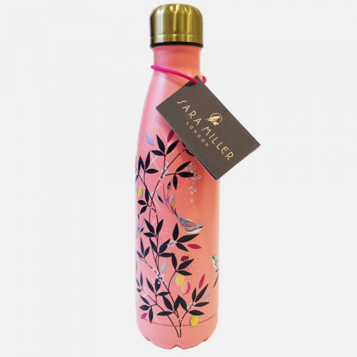 Sara Miller - CORAL ORCHARD BIRDS INSULATED DRINKS BOTTLE