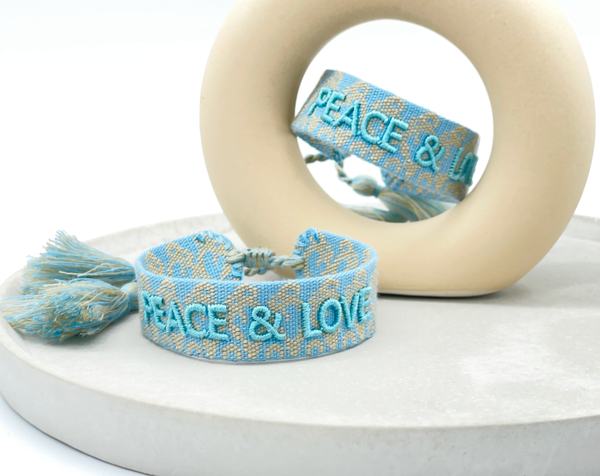 Statement Boho Bracelet - Peace & Love