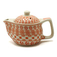 Small Herbal Teapot - Coral