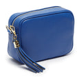 Klein & Wallace - Leather Crossbody Bag & Straps - Cobalt Blue