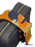 Klein & Wallace - Leather Crossbody Bag & Straps - Navy