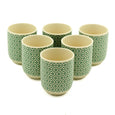1 Herbal Tea Cup - Green Mosaic