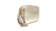Klein & Wallace - Leather Crossbody Bag & Straps - Gold