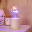 Steepletone - "Be Happy" LED Filament Bulb & Base