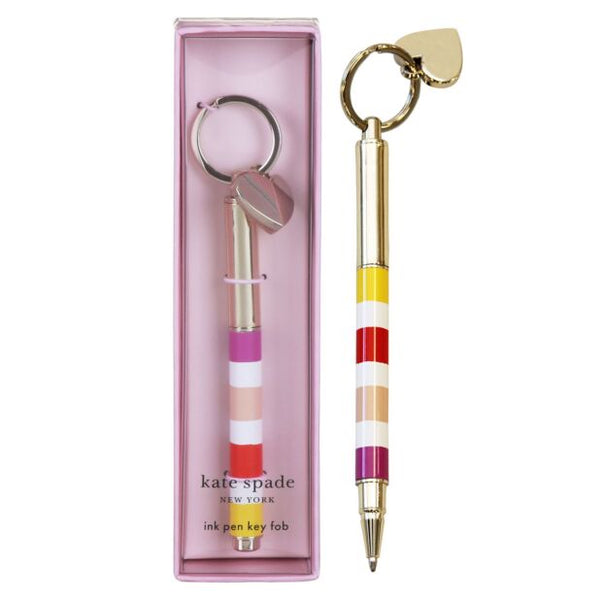 Kate Spade - Candy Stripe Key Fob Pen