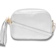 Klein & Wallace - Leather Crossbody Bag & Straps - Silver